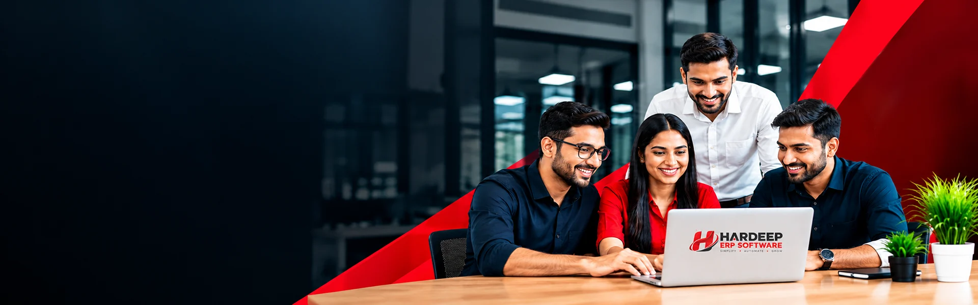 Hardeep ERP Software team working together