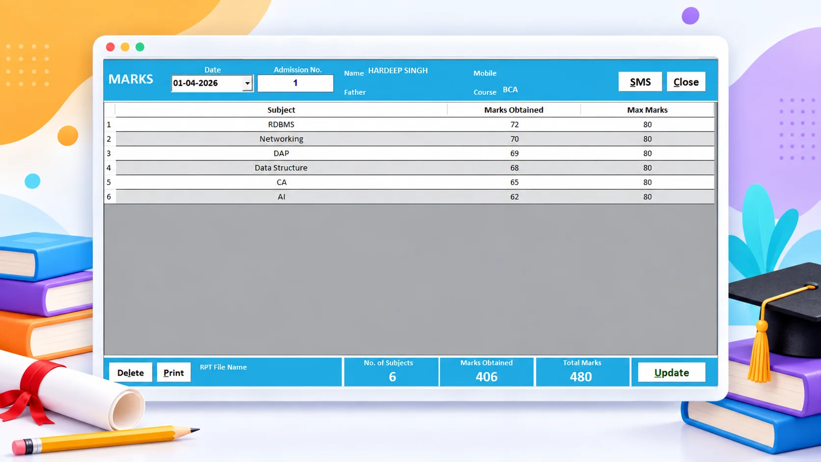 Edu Plus certificate management software professional software screenshot
