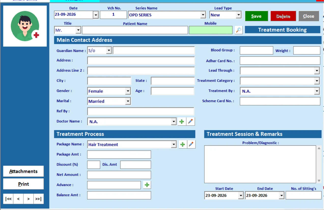 Doctor-wise appointment schedule management software